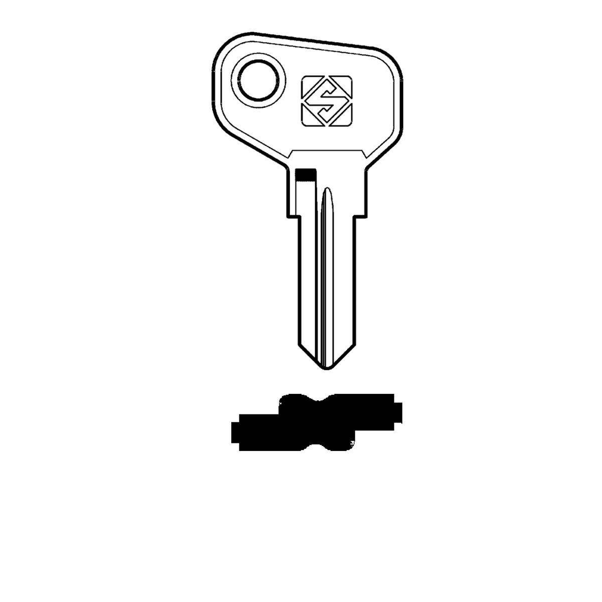 Schlüssel Silca RO32R
