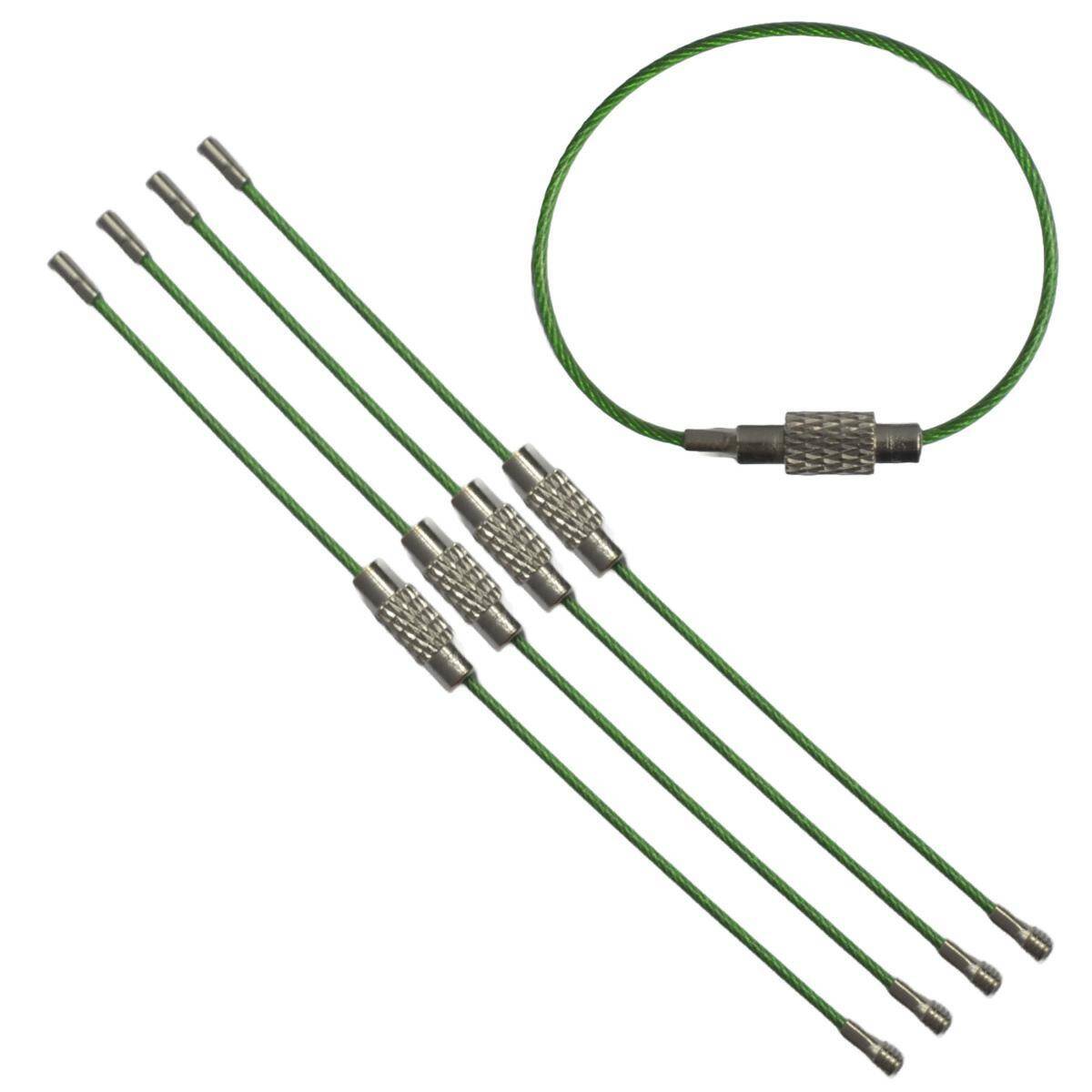 Wire - keyholder - green
