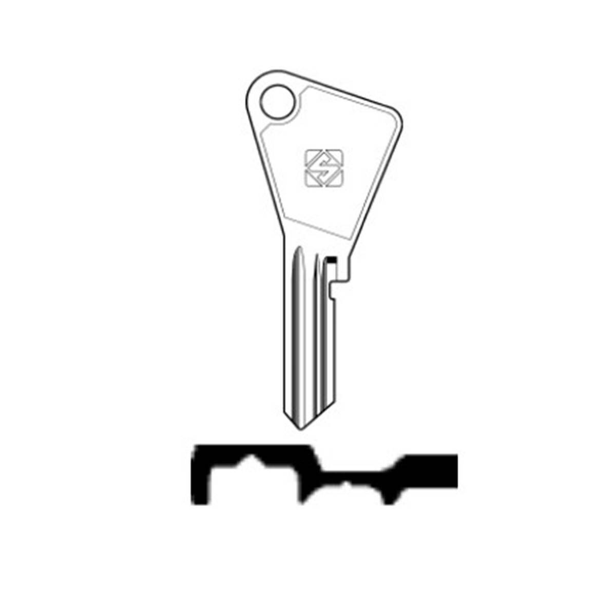 Schlüssel Silca VAC6