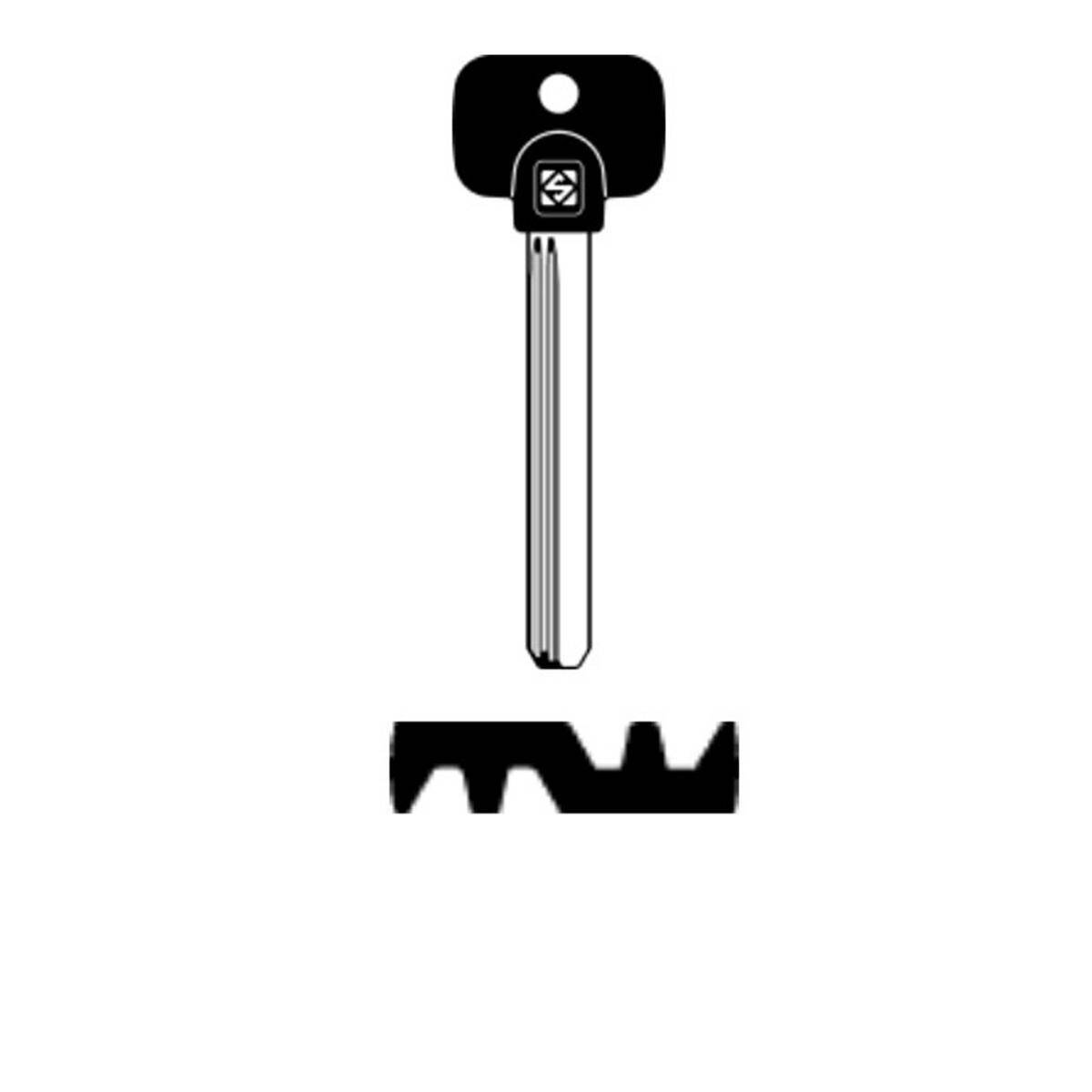 Schlüssel Silca MTK14RP