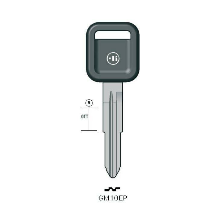 Keyline GM10EP - Isuzu  Motokey Online-Shop – Schlüssel, Fernbedienungen,  Zubehör, Schlösser