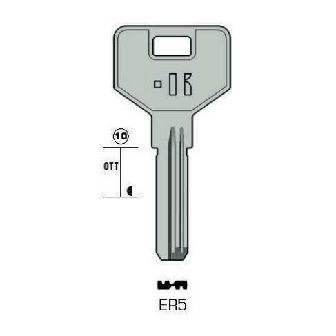 Drilled key - Keyline ER5