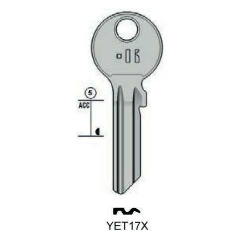 Notched key - Keyline YET17X