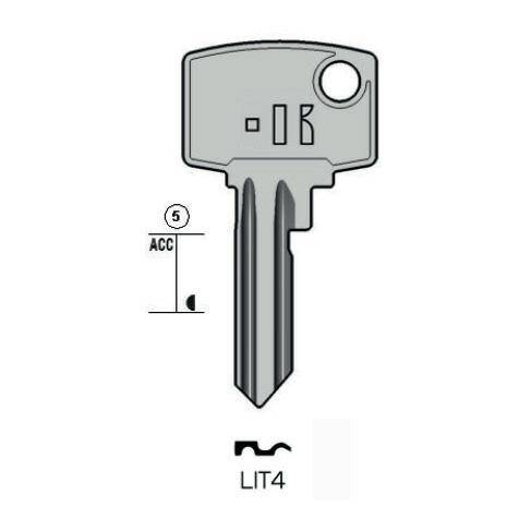 Notched key - Keyline LIT4