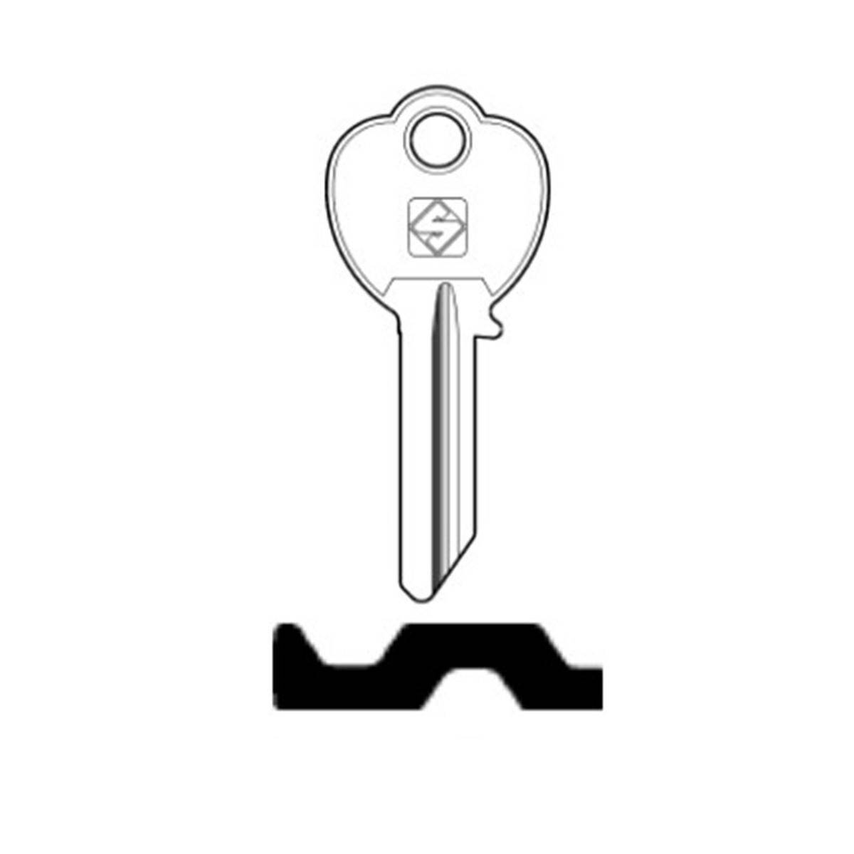 Schlüssel Silca PHF1R