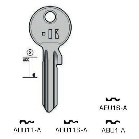 Angekerbter schlüssel - Keyline ABU1-A