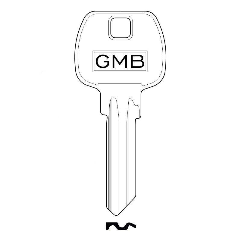 Schlüssel GMB - quadratischer Kopf