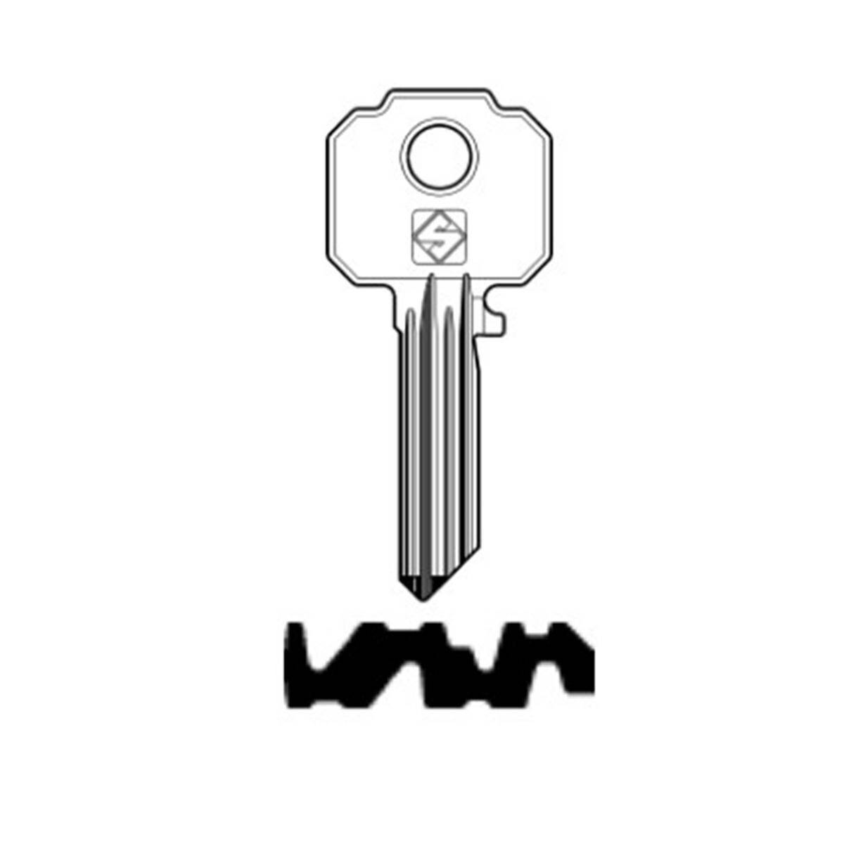 Schlüssel Silca WK59R