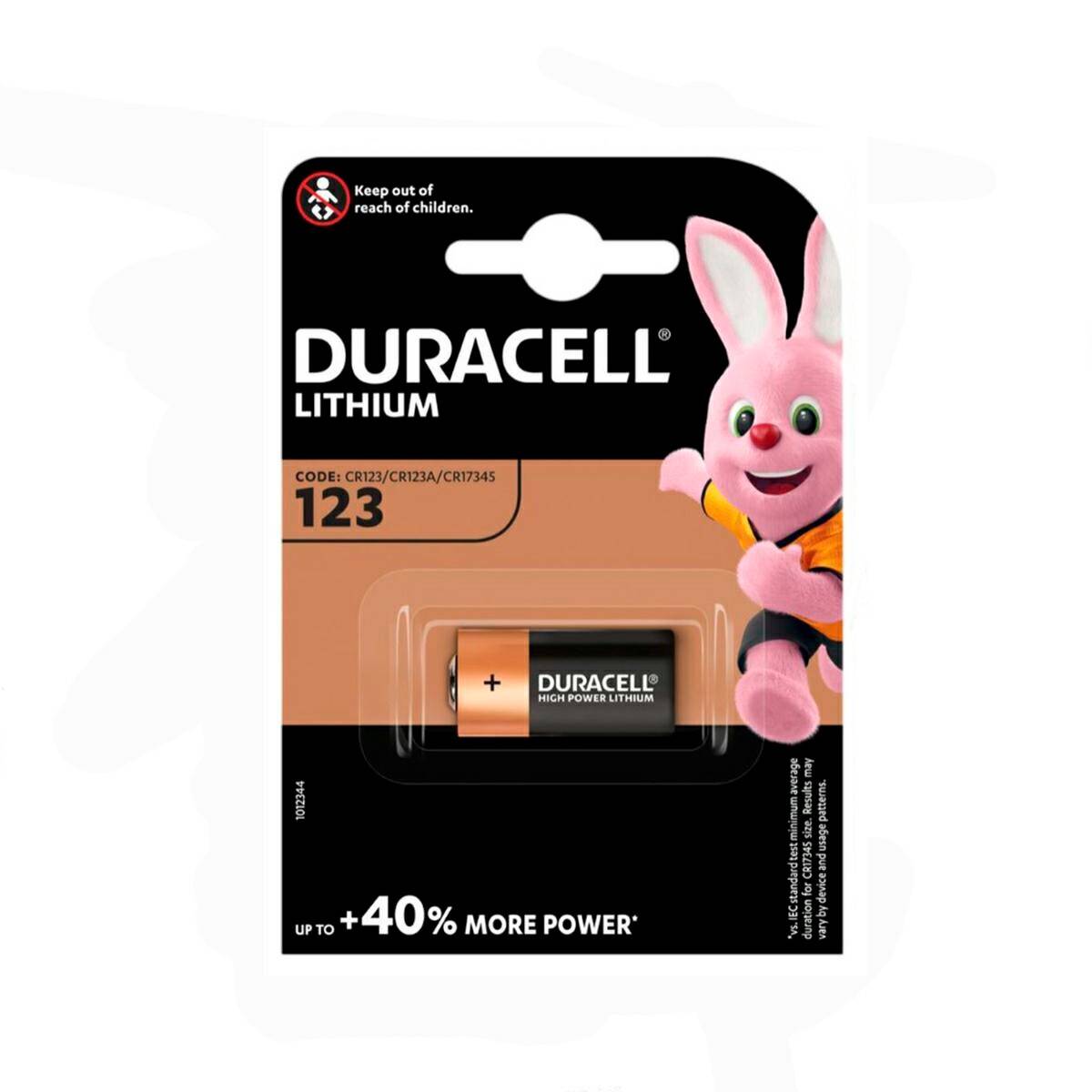 Batterie Duracell CR 123A 3V 1 stck CENA
