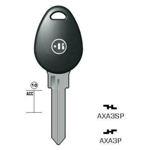 Notched key - Keyline AXA3P