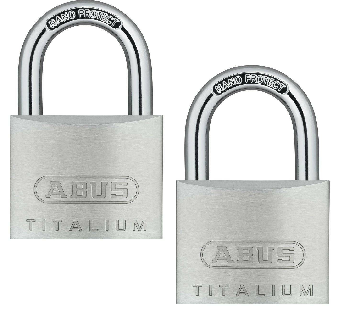 ABUS Titalium 727TI/40 Vorhängeschloss 2 stck.