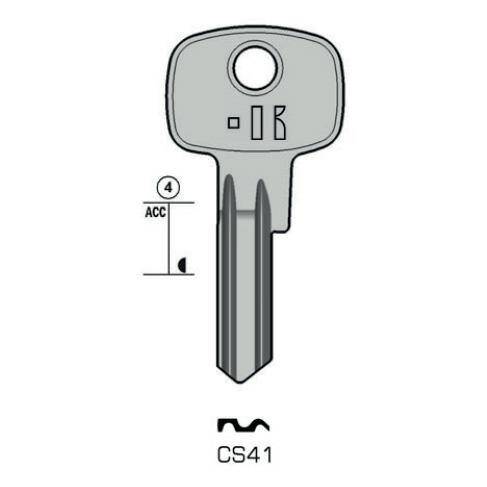 Notched key - Keyline CS41
