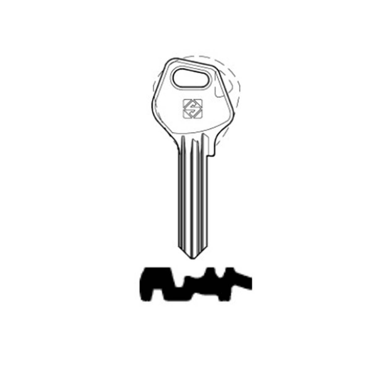 Schlüssel Silca AB91