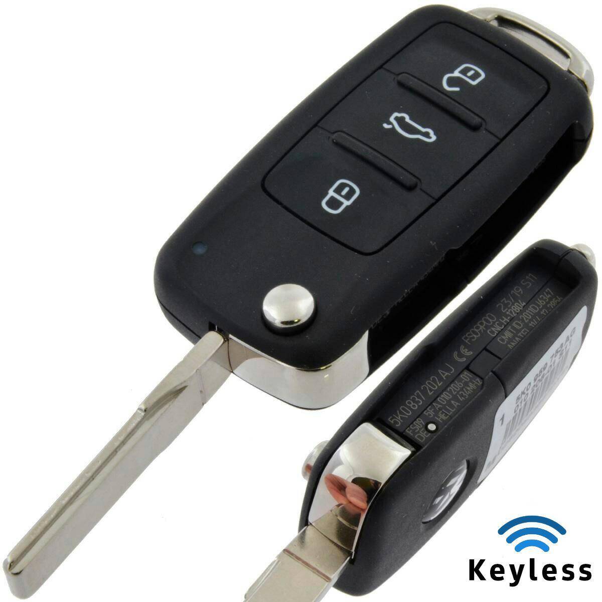 Remote VW Tiguan | Touran | Transporter - Keyless