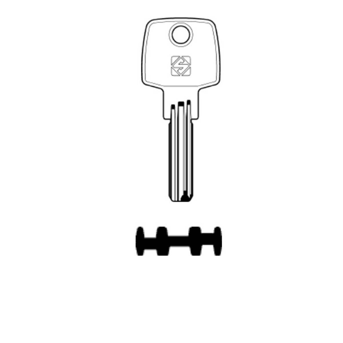 Schlüssel Silca CS48