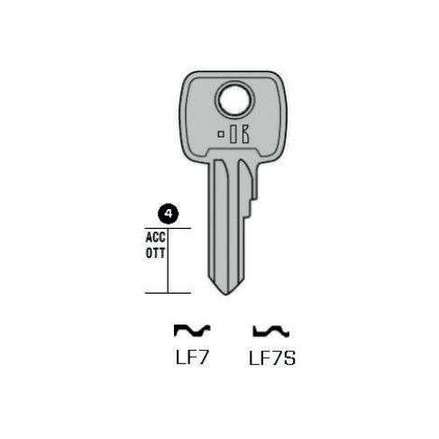 Notched key - Keyline LF7S