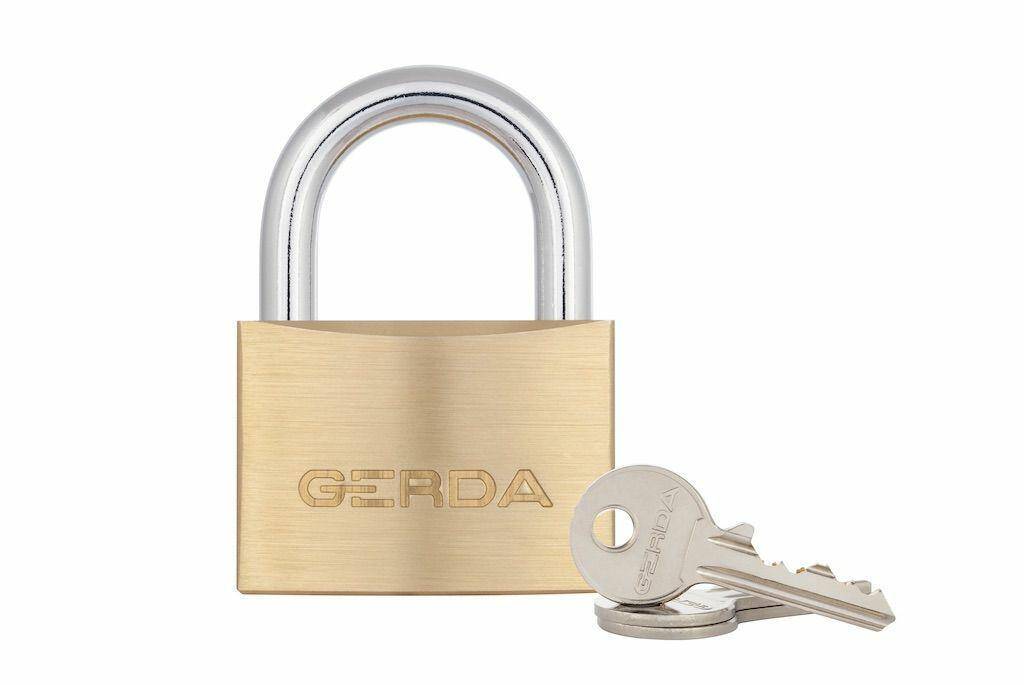Gerda BRASS LINE KMZ S60 brass shackle padlock