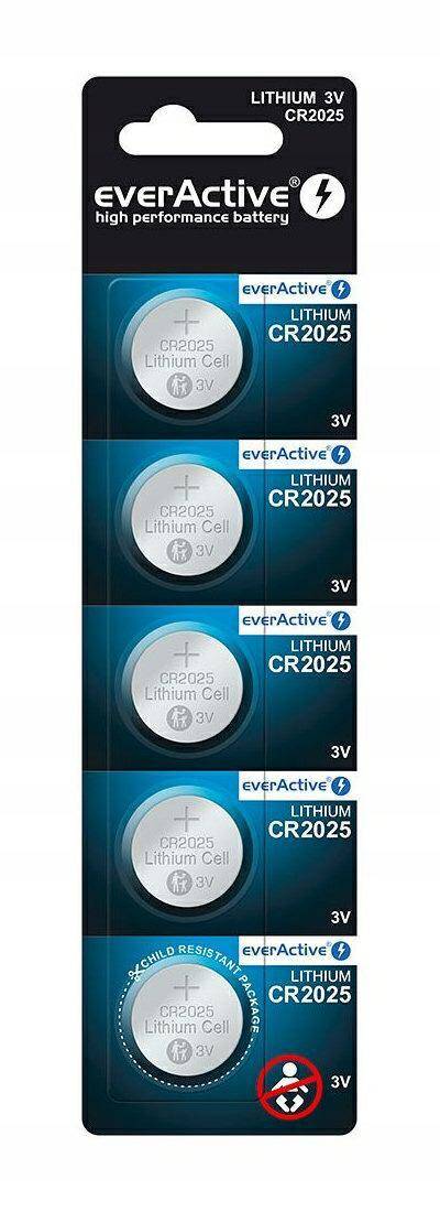 Batterie everActive CR2025 3V