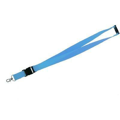 Blue keyholder with a safety clamp