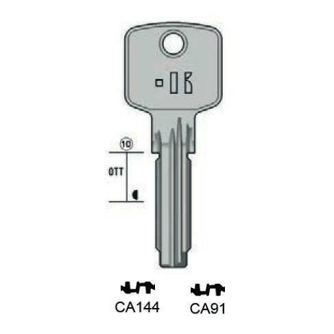 Drilled key - Keyline CA144
