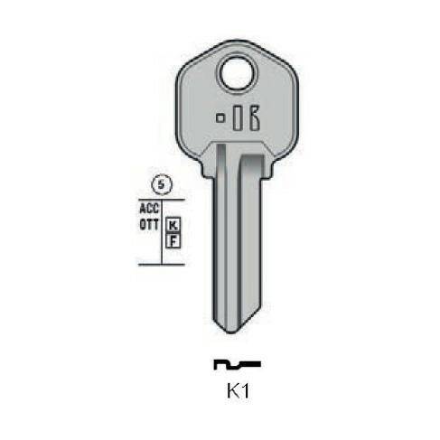 Notched key - Keyline K1