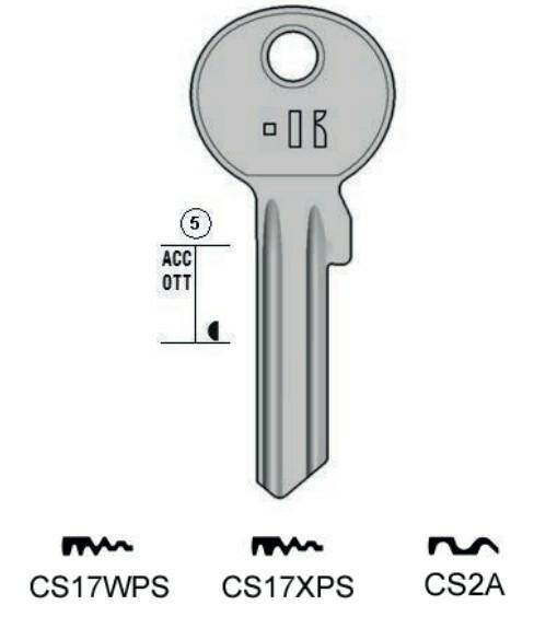 Schlüssel CE17WPS