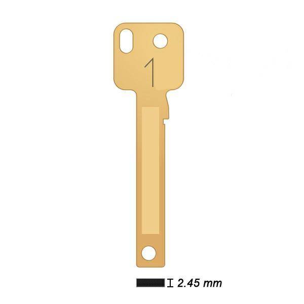 Rohschlüssel X-Key 2.45mm