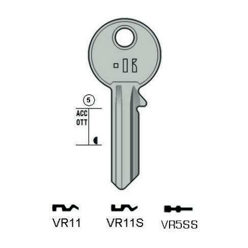 Notched key - Keyline VR5SS