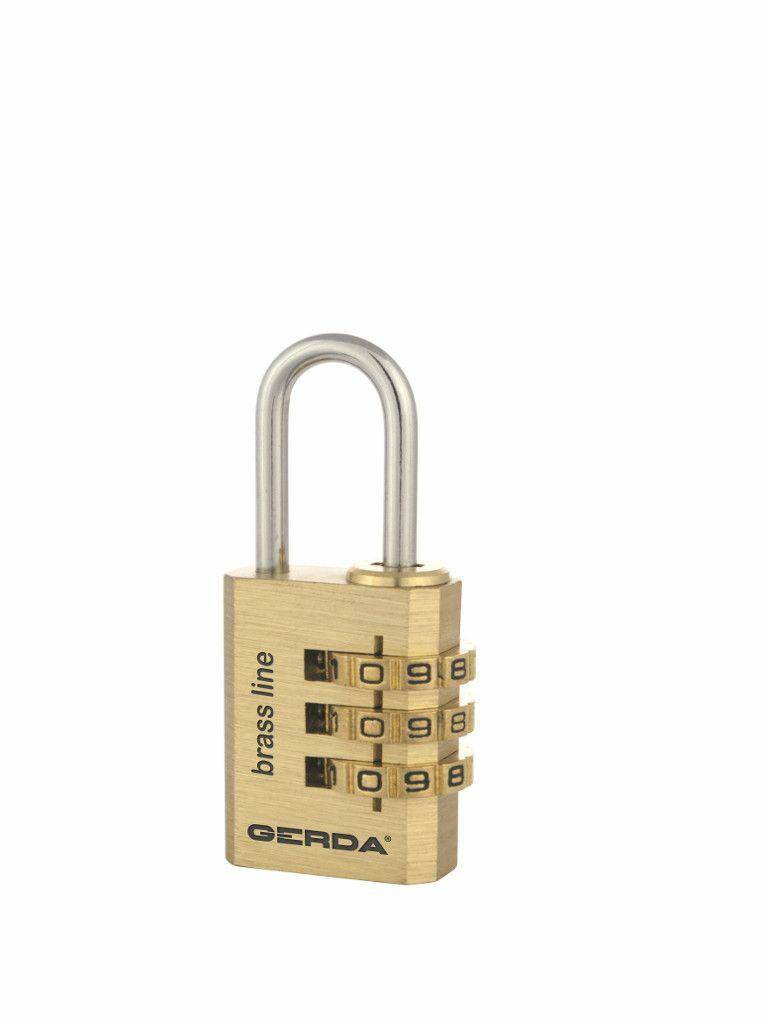 Gerda BRASS LINE KMS S30 shackle padlock
