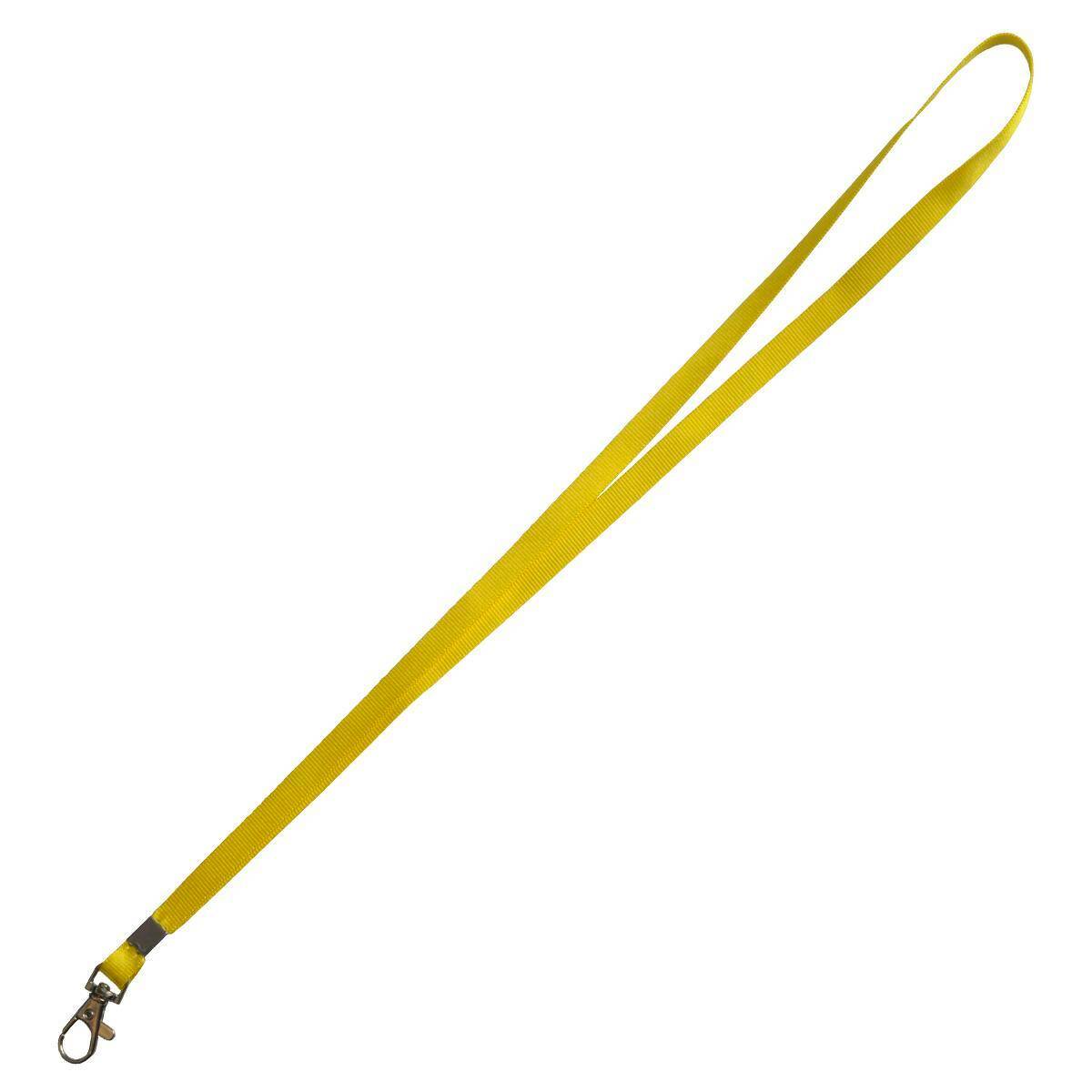 Schlüsselband - gelb - 10mm x 900mm