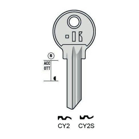 Notched key - Keyline CY2S