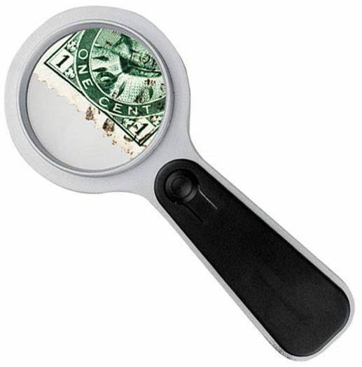 Magnifying glass with a backlight x5
