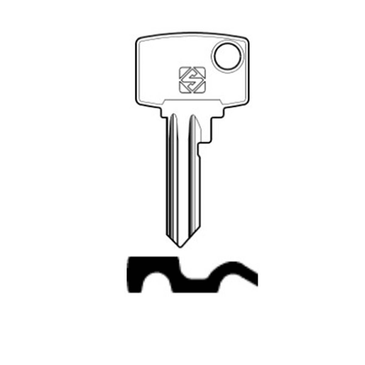 Schlüssel Silca LT4