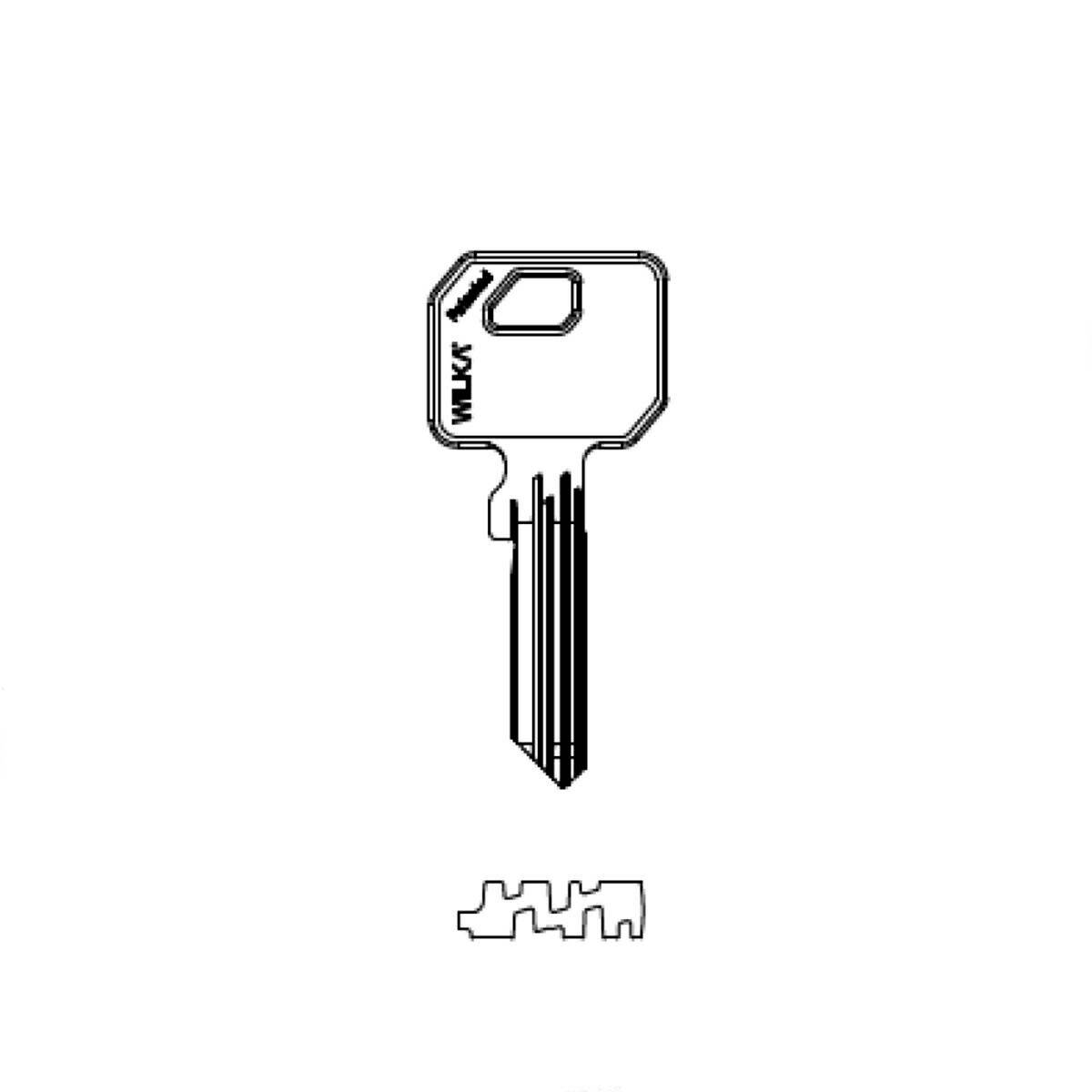 Schlüssel Wilka - W235