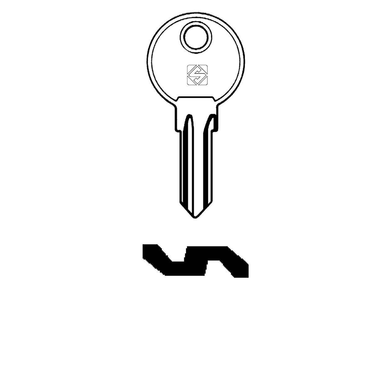 Schlüssel Silca LS1R
