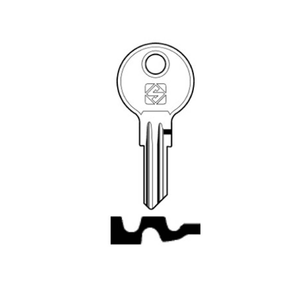 Schlüssel Silca BA5R