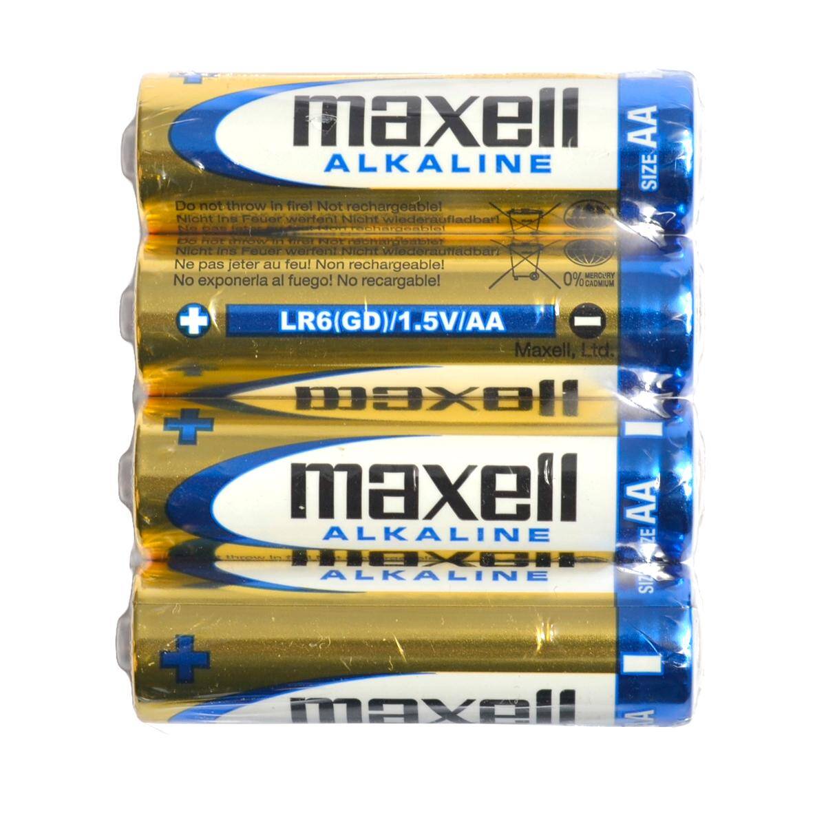 Battery Maxell AA LR6 MN1500 4pcs