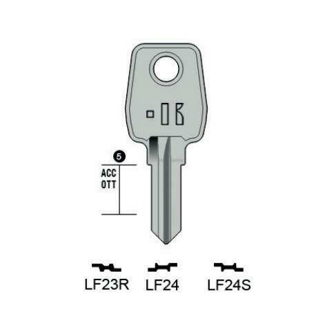 Notched key - Keyline LF23R