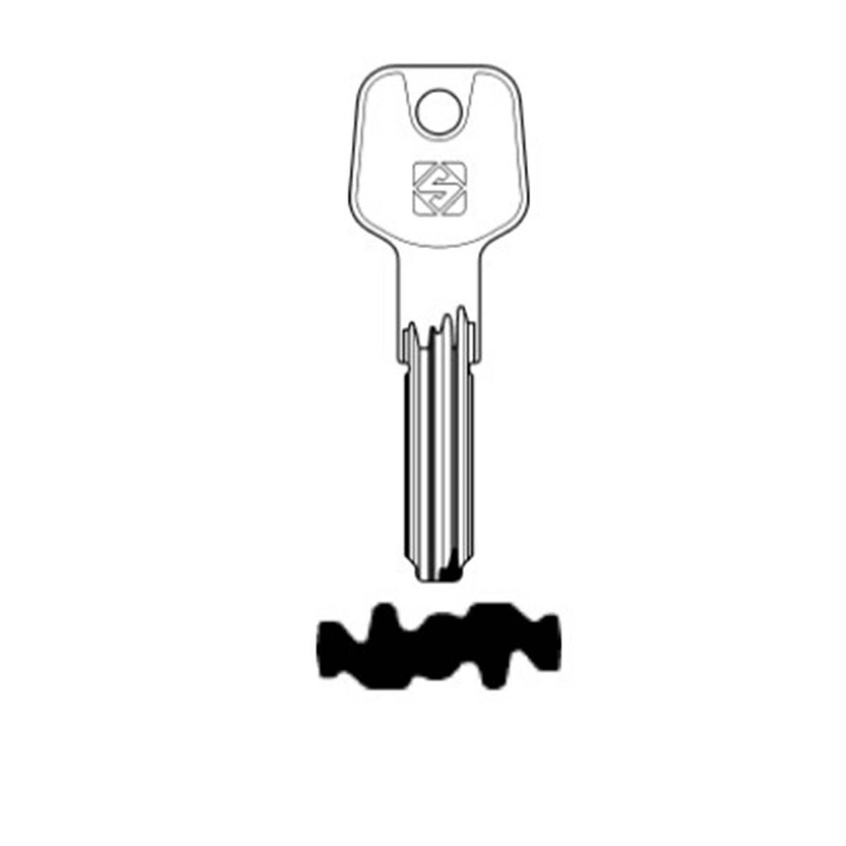 Schlüssel Silca BAI26