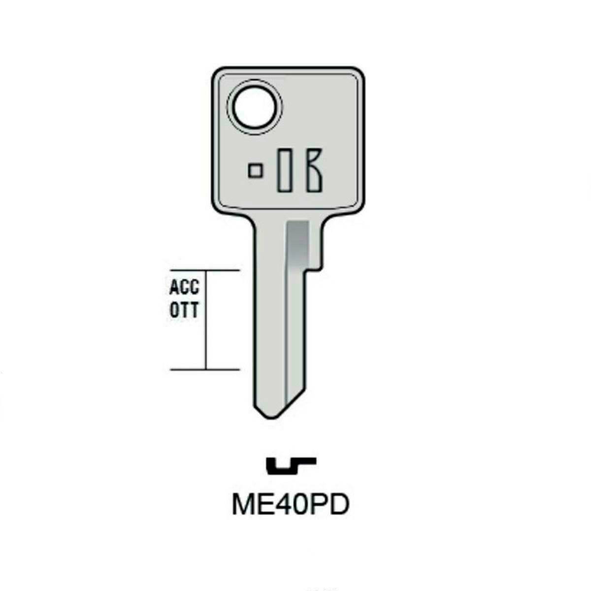 Angekerbter schlüssel - Keyline ME40PD