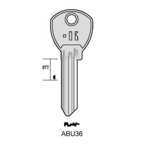 Notched key - Keyline ABU36