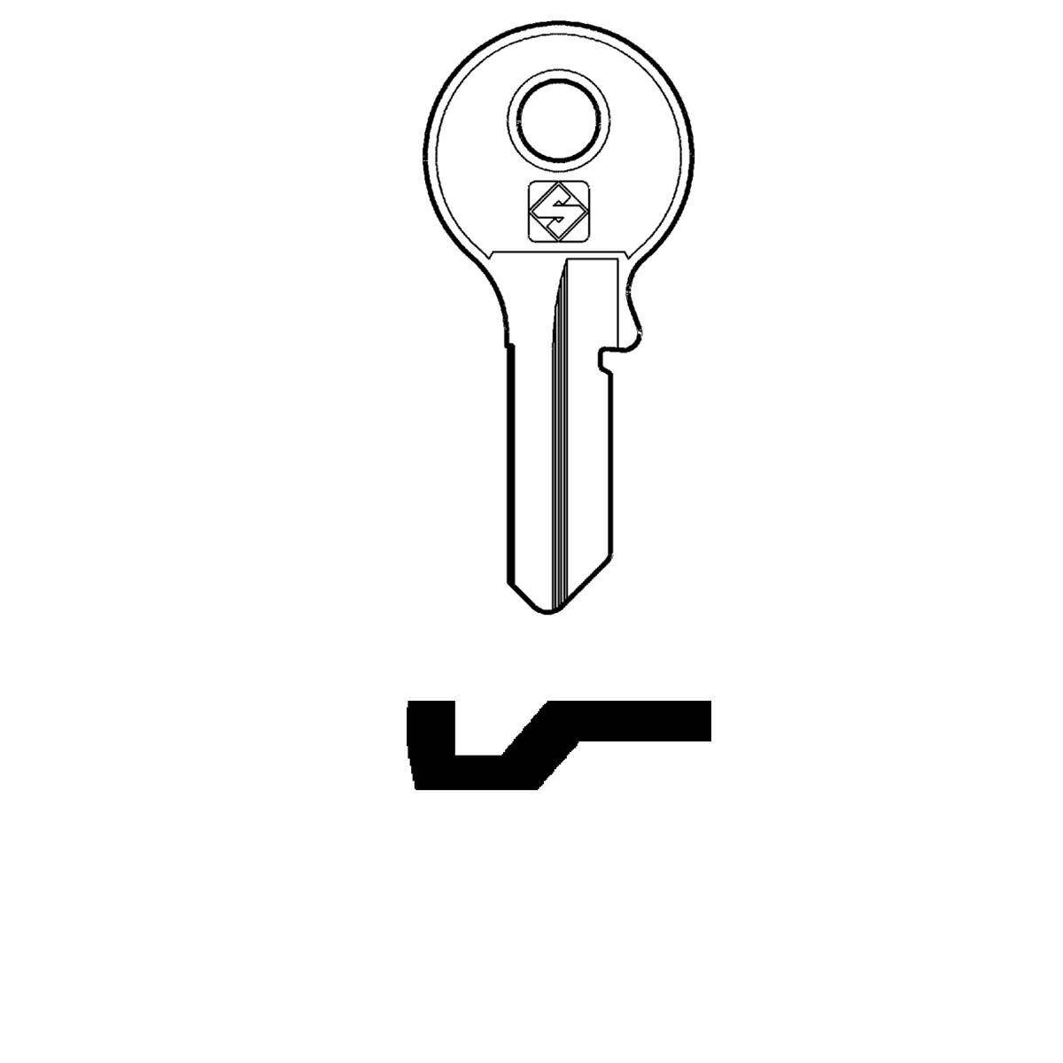 Schlüssel Silca VI084