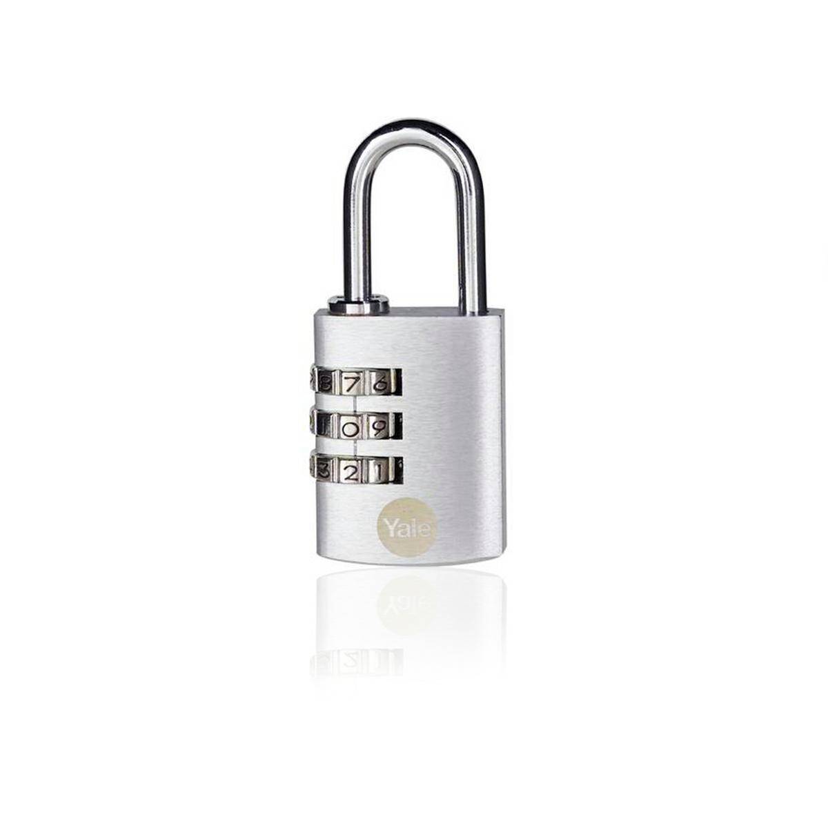 Cypher padlock Yale | brass - silver 32mm