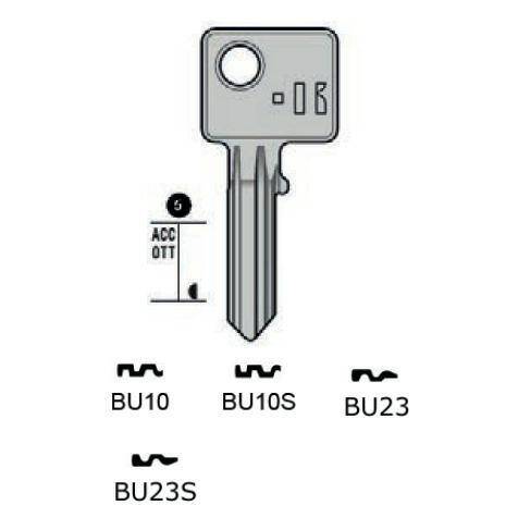 KLUCZ NACINANY - KEYLINE BU10