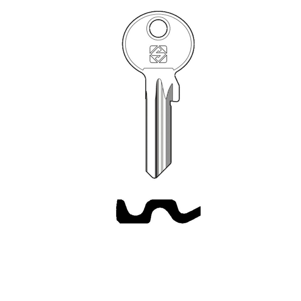 Schlüssel Silca TO30R