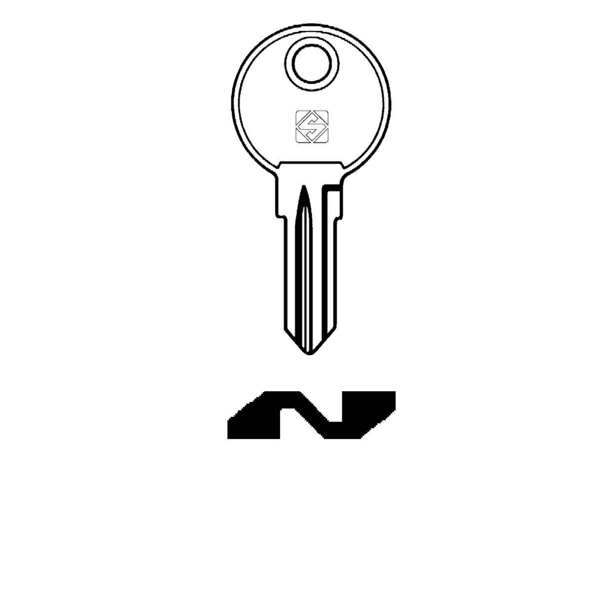 Schlüssel Silca KI10R