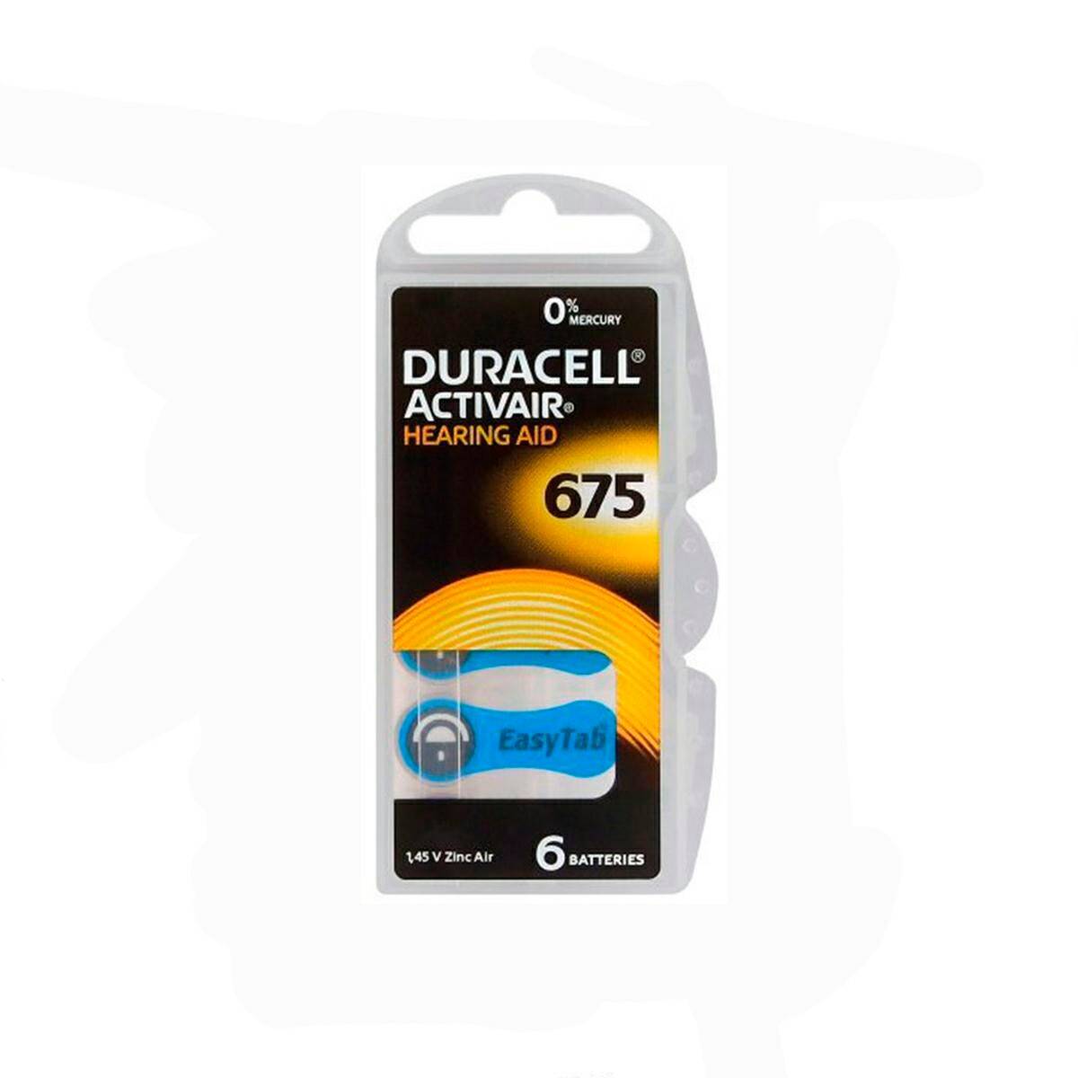 Battery Duracell Hearing AID 675 1,45V