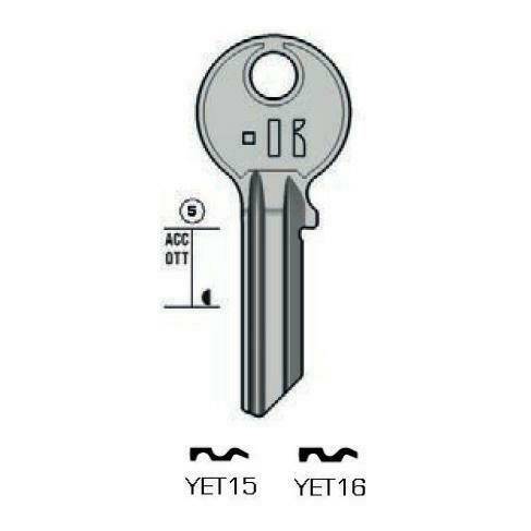 Notched key - Keyline YET16