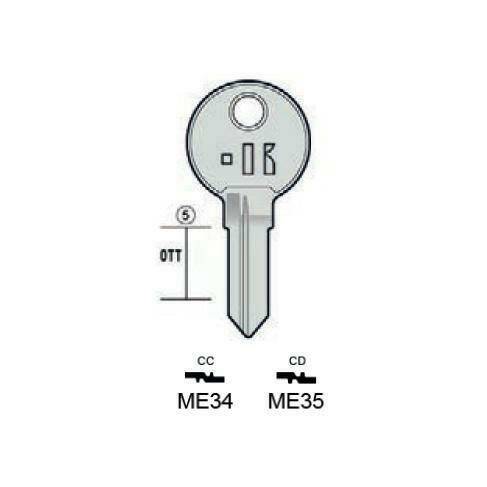 Notched key - Keyline ME34