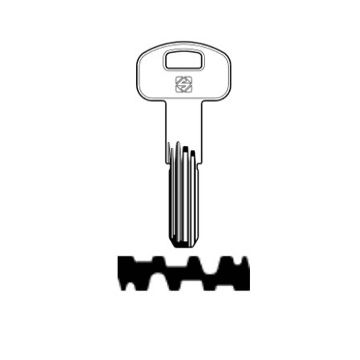 Schlüssel Silca SCM1R